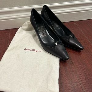 Salvatore Ferragamo Black Pumps